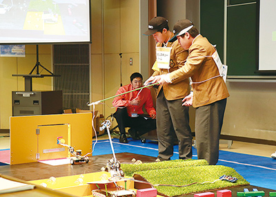 KOBELCO CONSTRUCTION MACHINERY Cup Rescue robot challenge for junior high school students