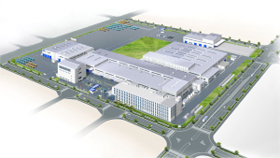 Artist's rendition of entire complex