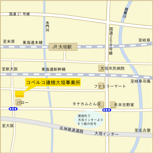 大垣事業所地図