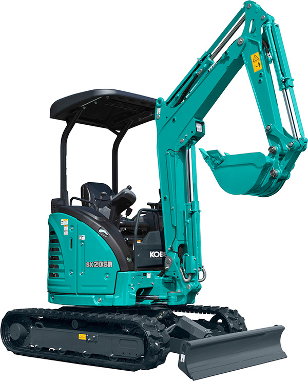 新型2トン級後方超小旋回ミニショベル『SK20SR』の販売開始について