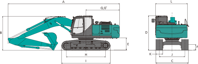 Bagger Kobelco Sk 200-6E SK210 - 6 des Regler-K3V112 Z.B. - 9TEL-V