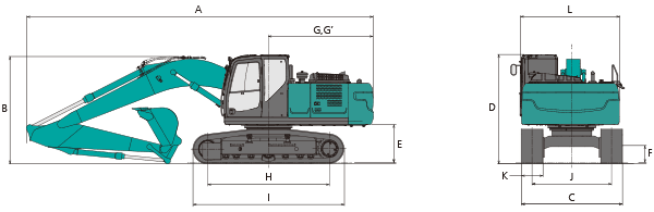 SK200-10 Dimensions