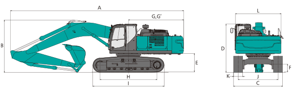 SK330-10 Dimensions