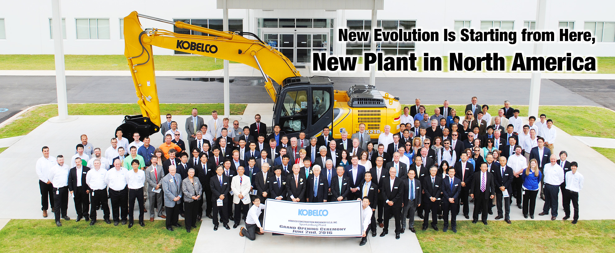 Kobelco Construction Machinery and Kobelco cranes merged to become new Kobelco Construction Machinery Co.,Ltd.